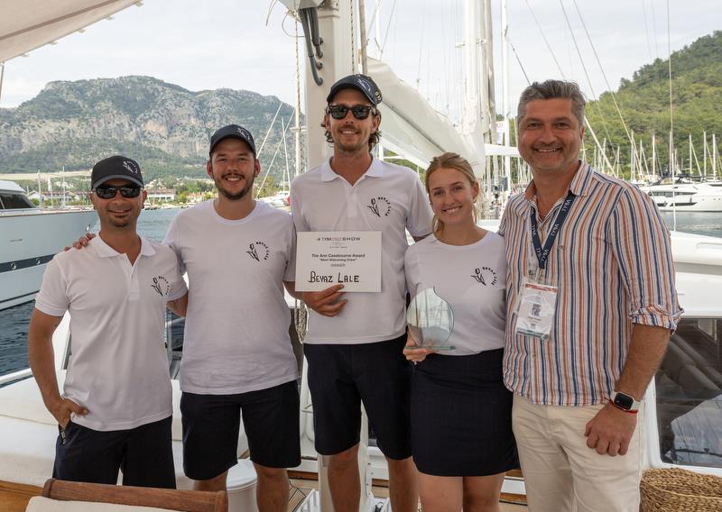 Beyaz Lale. Most Welcoming Crew Award. 4th TYBA Yacht Charter Show 2023 - photo © Guy Nowell