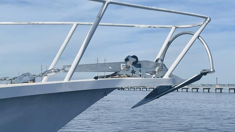 M1 Anchor on open bow roller photo copyright Mantus taken at  and featuring the  class
