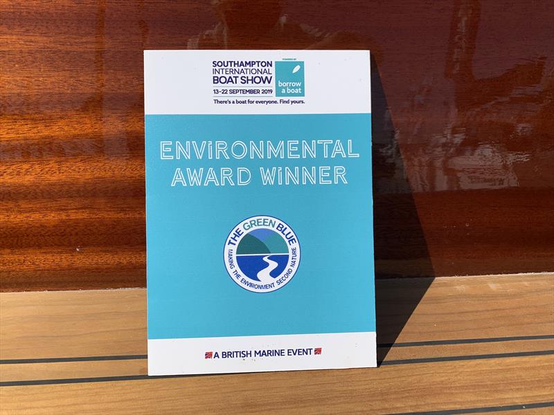 Environment Award at this year's Southampton Boat Show photo copyright Helen Porter taken at  and featuring the Marine Industry class