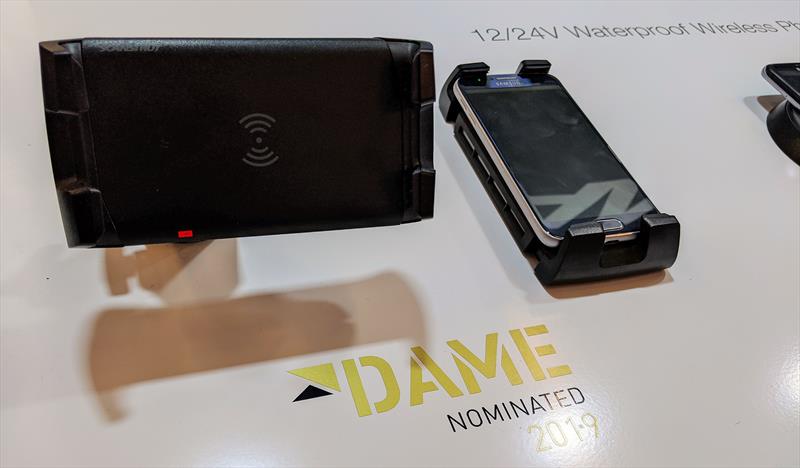 Scanstrut wireless charging products at METSTRADE 2019 photo copyright Mark Jardine taken at  and featuring the Marine Industry class