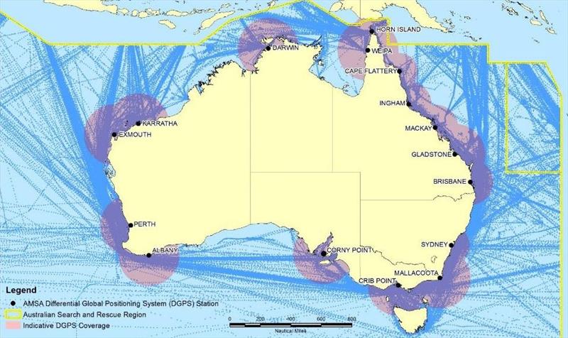 AMSA's differential global positioning system (DGPS) photo copyright AMSA taken at  and featuring the Marine Industry class