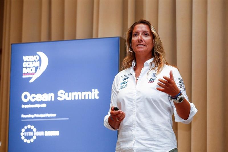 Dee Caffari during the Ocean Summit. 07 December, 2017 - photo © Pedro Martinez / Volvo Ocean Race