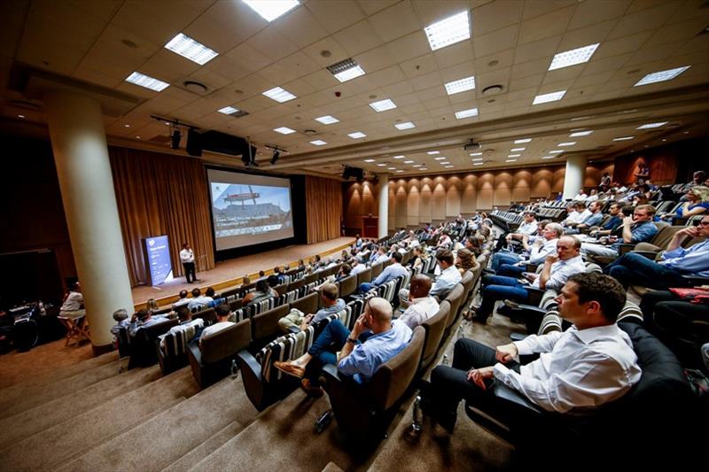 Cape Town stopover. Bruce Parker-Forsyth during the Ocean Summit. 07 December, 2017 photo copyright Pedro Martinez / Volvo Ocean Race taken at  and featuring the Marine Industry class