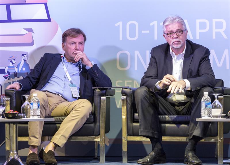 Espen Øino; Michael Breman (Lürssen Yachts). APSC 2018. - photo © Guy Nowell