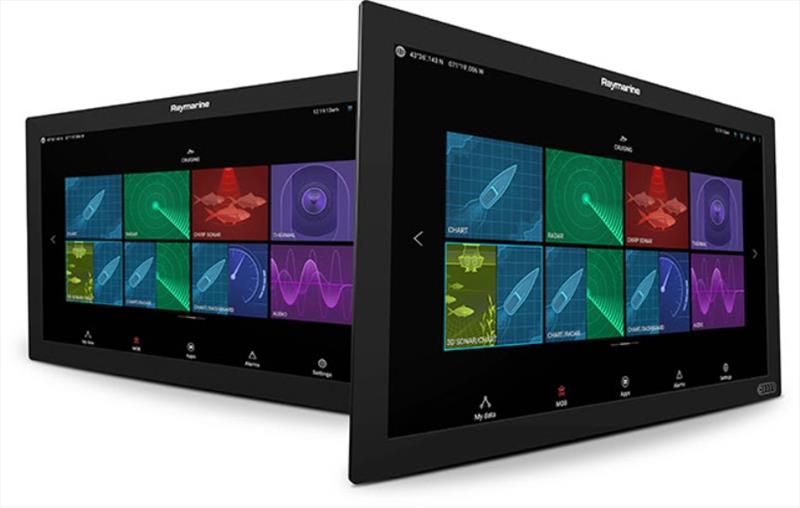 Raymarine Axiom XL multifunction displays photo copyright Raymarine taken at  and featuring the Marine Industry class