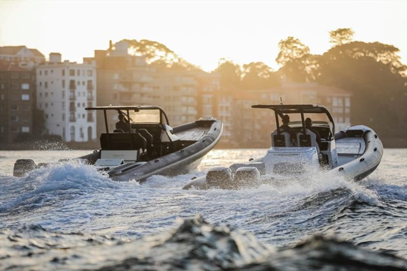 Ribco Seafarer 36 and Venom 44 photo copyright Ribco Marine taken at  and featuring the Marine Industry class