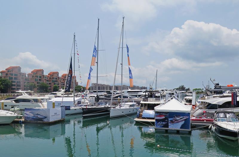 HK Gold Coast Boat Show. Marina presently under renovation photo copyright Guy Nowell taken at  and featuring the Marine Industry class