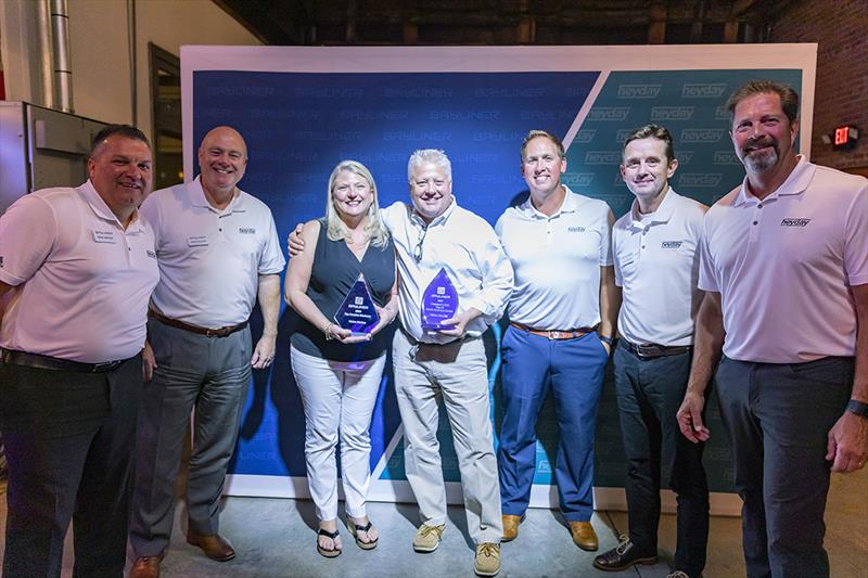Union Marine recognized at the Annual Bayliner Dealer Meeting photo copyright Bayliner Boats taken at  and featuring the Marine Industry class