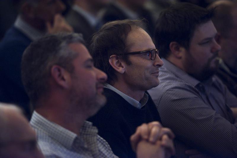 Previous event attendees enjoy a fascinating talk by a key speaker photo copyright Vashti Barnicoat taken at  and featuring the Marine Industry class