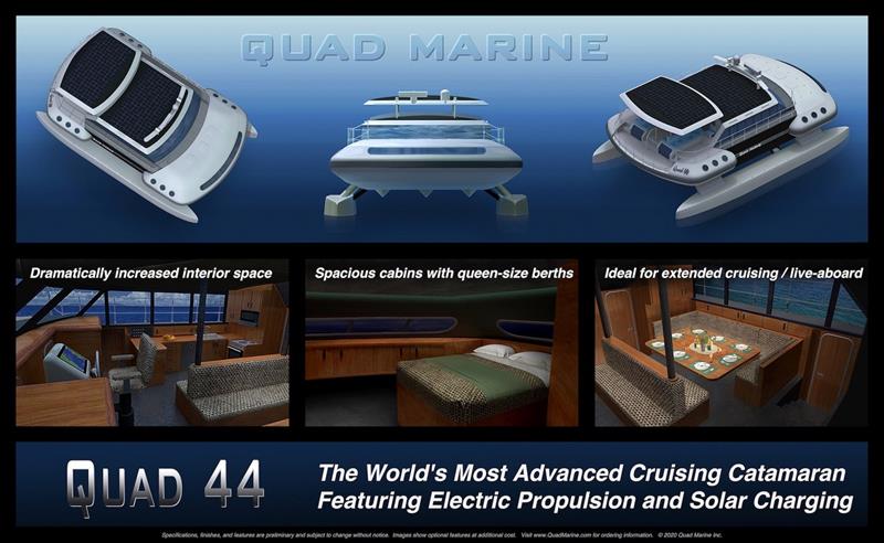 Premier program for Quad 44 Catamaran photo copyright The Quad Marine Team taken at  and featuring the Marine Industry class