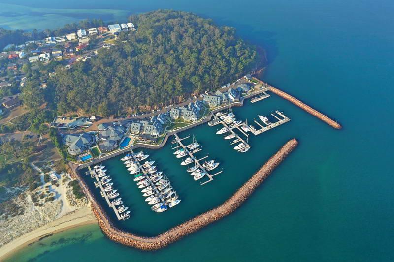 The Anchorage Marina, Corlette Point Rd, Corlette NSW - photo © Brent Leggett