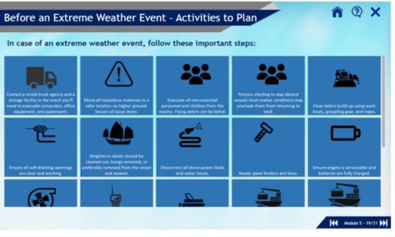 Nautilus Marine Extreme Weather Preparedness Course - photo © Marina Industries Association