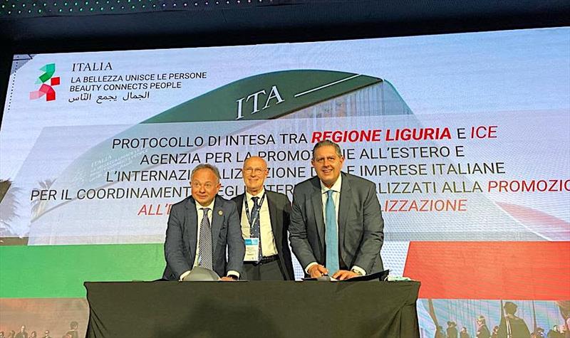 Expo Dubai 2020: world-first presentation of IMIA's statistical report on the Italian boating sector photo copyright Confindustria Nautica taken at  and featuring the Marine Industry class