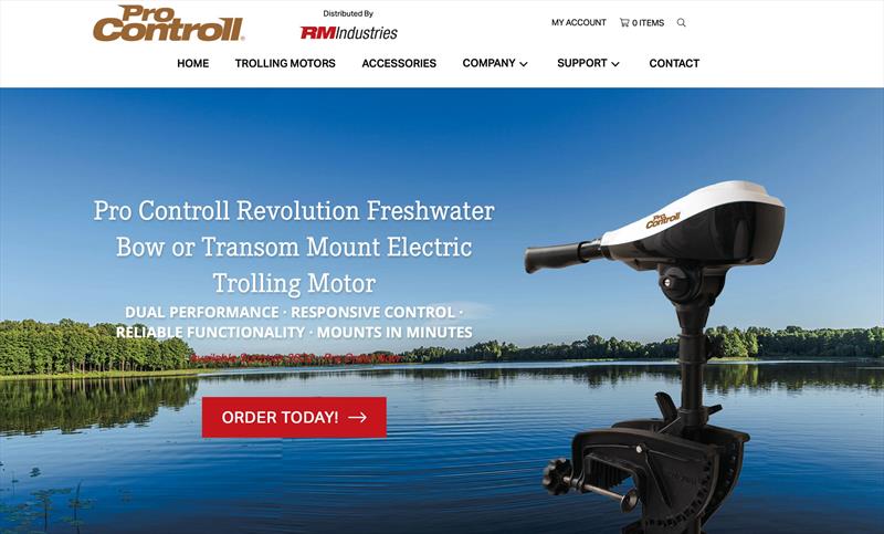 Pro Controll's new website photo copyright Pro Controll taken at  and featuring the Marine Industry class