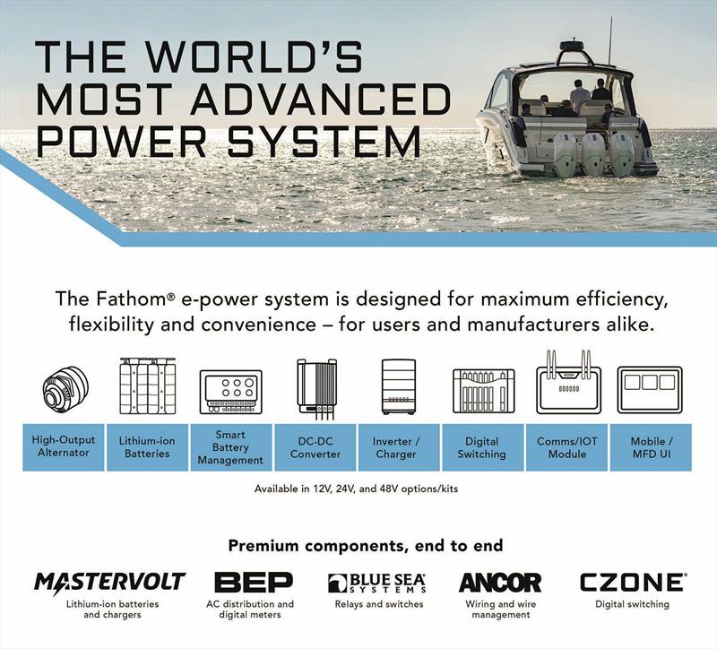 Fathom e-Power System photo copyright Navico taken at  and featuring the Marine Industry class