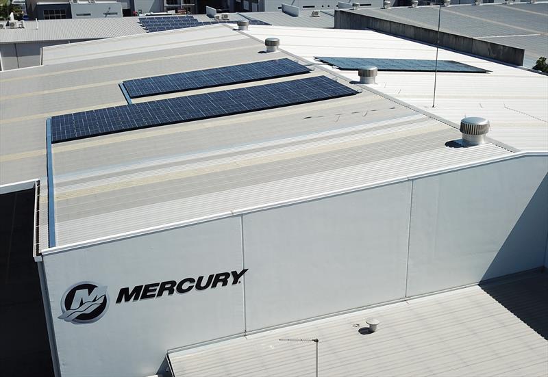 Mercury Queensland's new 40kW solar system photo copyright Mercury Marine taken at  and featuring the Marine Industry class