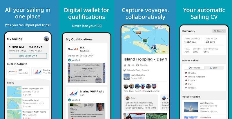 The SailTies app - photo © SailTies