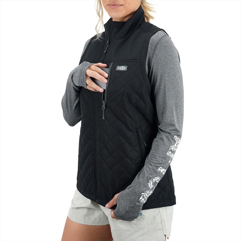 Women's Crosswind Puff Vest - photo © AFTCO
