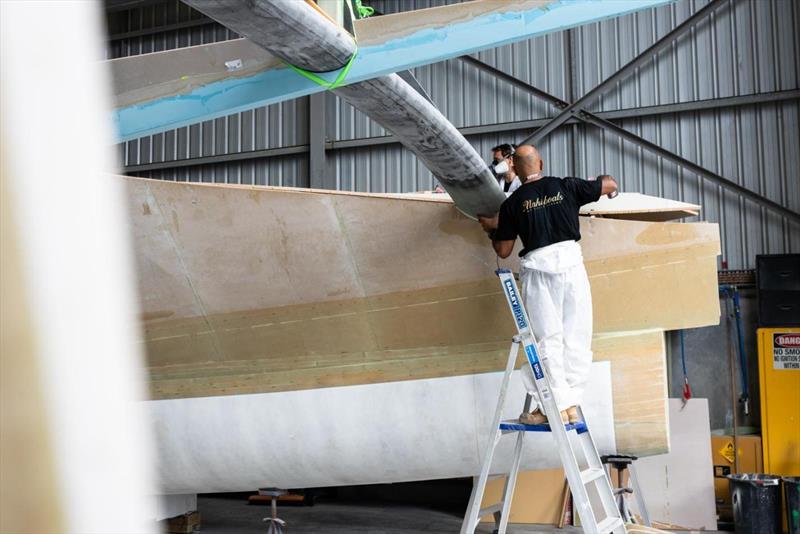 Schionning Solitaire 1520 cruising catamaran is taking shape on the Gold Coast - photo © ATL Composites