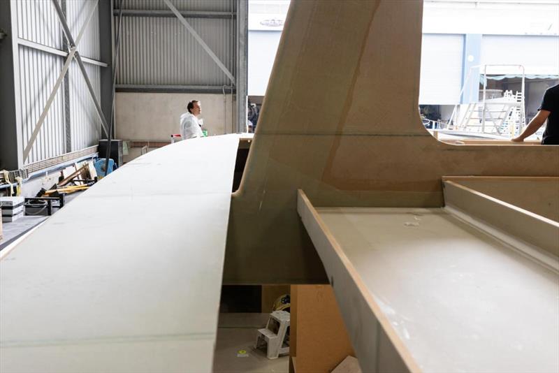 Schionning Solitaire 1520 cruising catamaran is taking shape on the Gold Coast - photo © ATL Composites