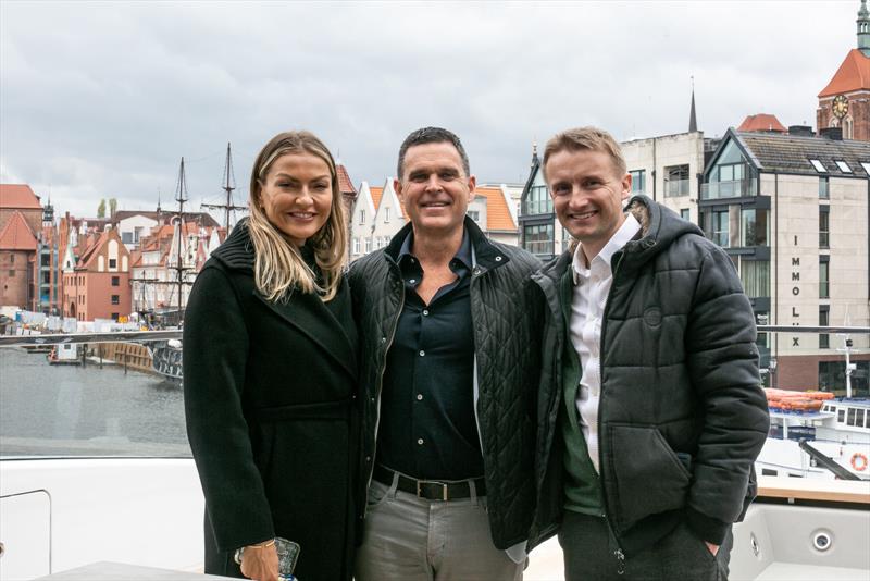 Conrad Shipyard celebrates C144s Extra Time - photo © Conrad Shipyard