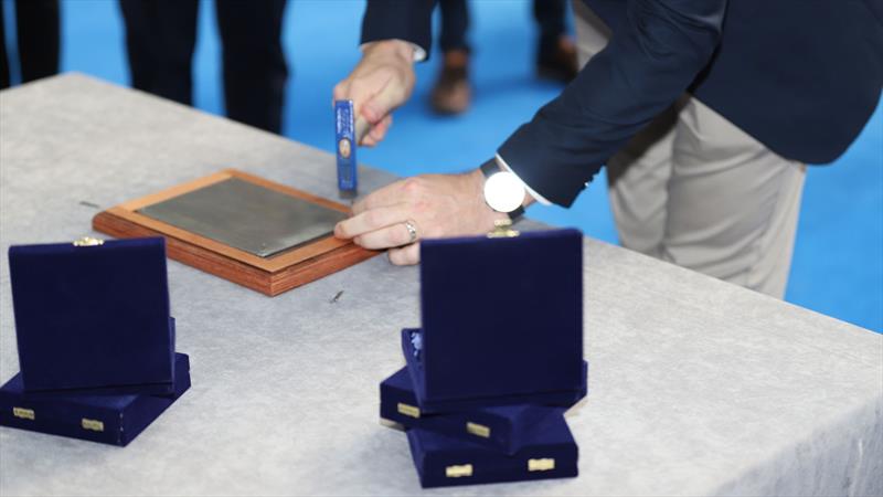 The Italian Sea Group announces the keel laying of the megayacht Admiral 70m C.616 - photo © The Italian Sea Group