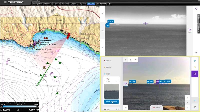 SEA.AI integrates its AI-based vision technology into TZ Professional software - photo © SEA.AI