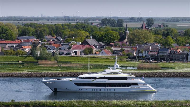 55-m steel superyacht YN 20655 Solemates - photo © Heesen Yachts