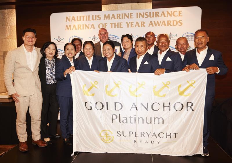 Ocean Marina Jomtien 5 Gold Anchor Platinum Superyacht Ready Marina photo copyright Marina Industries Association taken at  and featuring the Marine Industry class