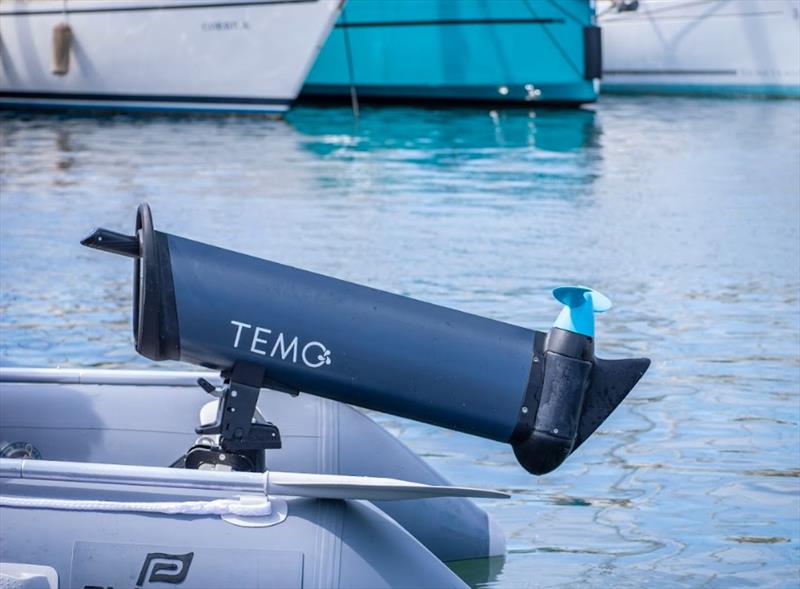 TEMO 1000 on an inflatable photo copyright TEMO taken at  and featuring the Marine Industry class