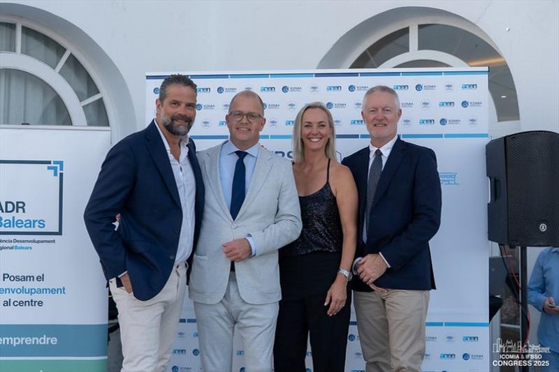 IFBSO Executive Directors (from left): Daniel Barkowski, Secretary; Niels Klarenbeek, President; Veda Pretorius, Executive Manager; and Andrew Scott, Treasurer photo copyright Boating Industry Association taken at  and featuring the Marine Industry class