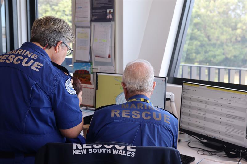 Coordinating communication from the radio room - Search and Rescue Exercise (SAREX) - photo © Marine Rescue NSW 
