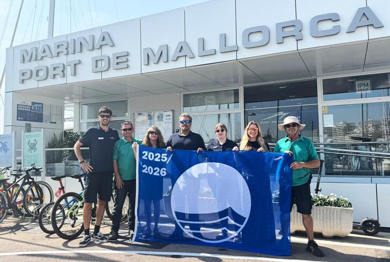 Marina Port de Mallorca's environmental excellence reaffirmed with new Blue Flag photo copyright Marina Port de Mallorca taken at  and featuring the Marine Industry class