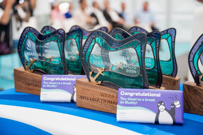 TYHA Marina Awards 2025 anchored by Haven Knox-Johnston photo copyright Martin Allen Photography taken at  and featuring the Marine Industry class