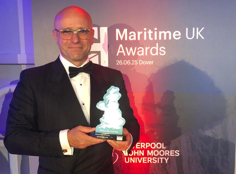 Anchoright winning Startup of the Year photo copyright Anchoright taken at  and featuring the Marine Industry class