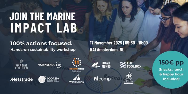 Marine Impact Lab banners final promo photo copyright Marine Futures Ltd taken at  and featuring the Marine Industry class