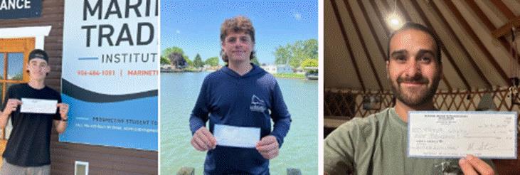 Three Students Awarded $1,000 NMRA 2025 Marine Trades Education Scholarships photo copyright NMRA taken at  and featuring the Marine Industry class