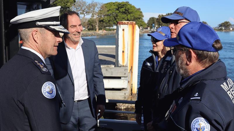 Barrell, Dib and Volunteers photo copyright Marine Rescue NSW taken at  and featuring the Marine Industry class
