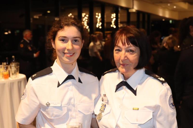 (l-r) Rachael de Courcy and Helen Zielke photo copyright Marine Rescue NSW  taken at  and featuring the Marine Industry class