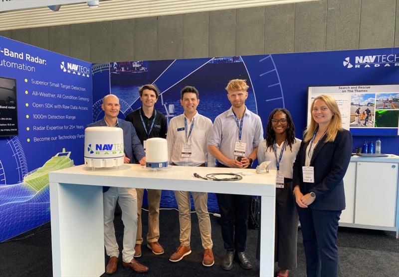 The Tocaro Blue and Navtech Radar Teams at The Autonomous Ship Expo 2025 photo copyright Navtech Radar taken at  and featuring the Marine Industry class