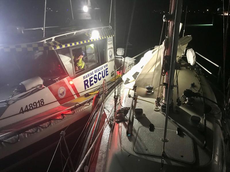 Marine Rescue NSW vessel Coffs Harbour 30 returns a disabled vessel to safety - Image by Michael Woltschenko photo copyright Marine Rescue NSW taken at  and featuring the Marine Industry class