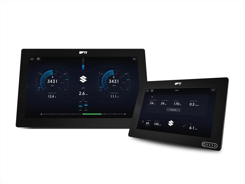 Axiom with the LightHouse 4.10 update showing Suzuki Engine Integration photo copyright Raymarine UK Limited taken at  and featuring the Marine Industry class