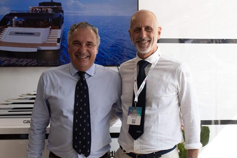 Marco Massabò  (CEO of Cantieri di Pisa) and Ghiglioni - photo © Cantieri di Pisa