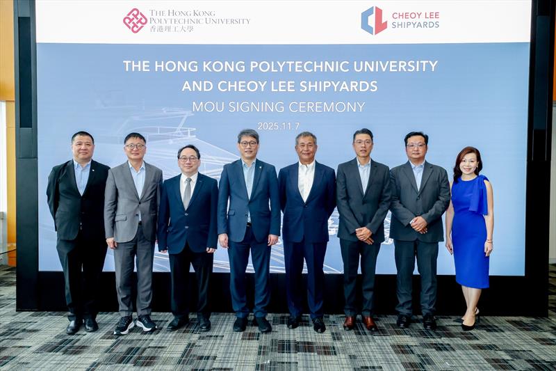 PolyU and Cheoy Lee Shipyards - Group - photo © Cheoy Lee Shipyards