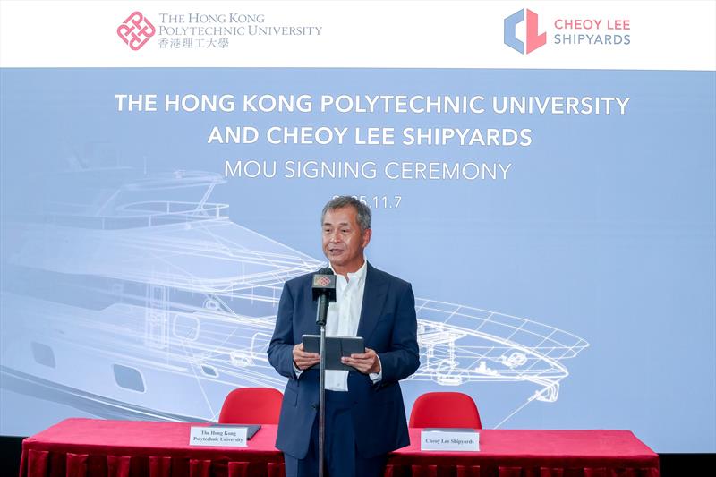 Mr. Martin Lo - Director of Cheoy Lee Shipyards - photo © Cheoy Lee Shipyards