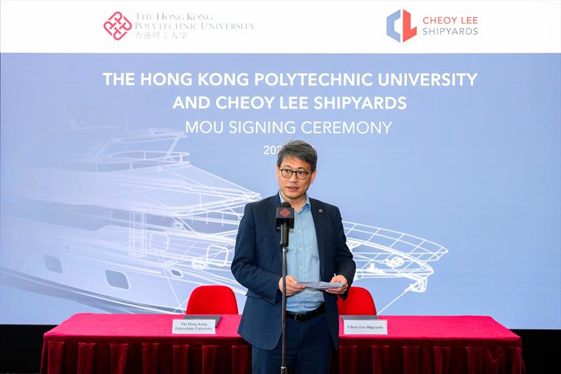 Professor Christopher Chao - Senior Vice President - photo © Cheoy Lee Shipyards