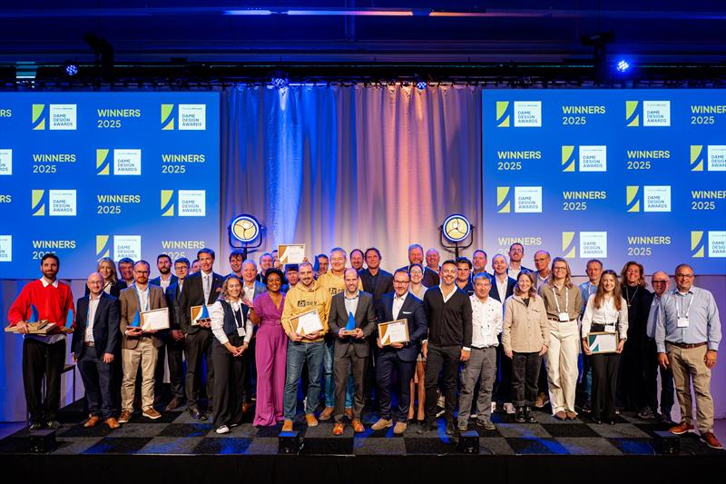 Category winners at the DAME Design Awards 2025 at METSTRADE - photo © Martijn van Leeuwen