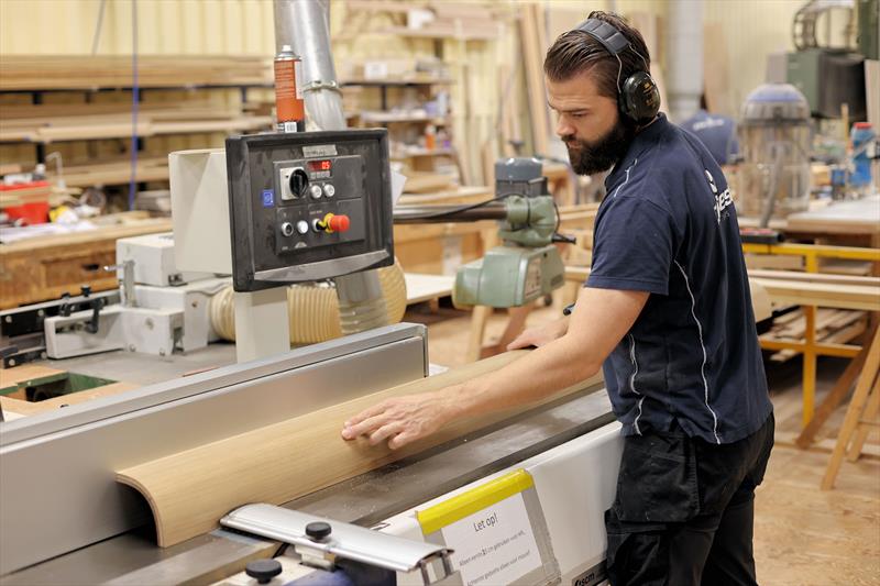 Inside Contest Yachts: Carpentry photo copyright Mark Jardine taken at  and featuring the Marine Industry class