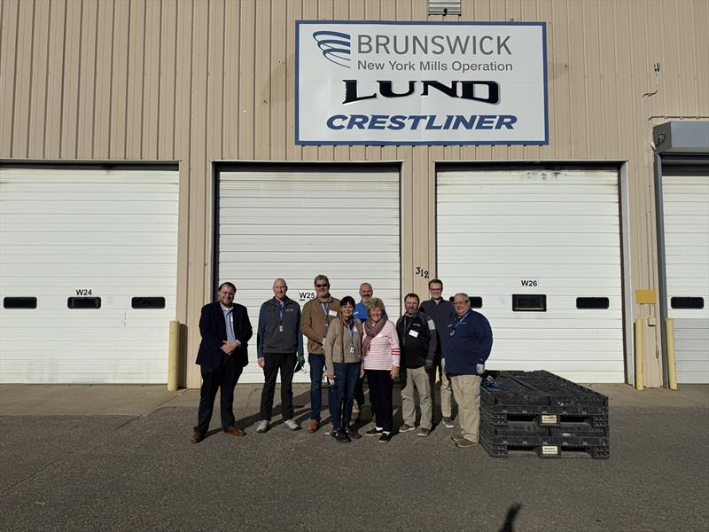 Lund Boats hosts MN State Senate Committee for public water access funding visit - photo © National Marine Manufacturers Association