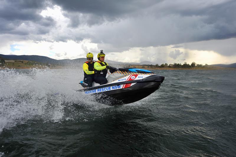 Marine Rescue Jervis Bay rescue watercraft operators respond to a training scenario photo copyright Marine Rescue NSW taken at  and featuring the Marine Industry class